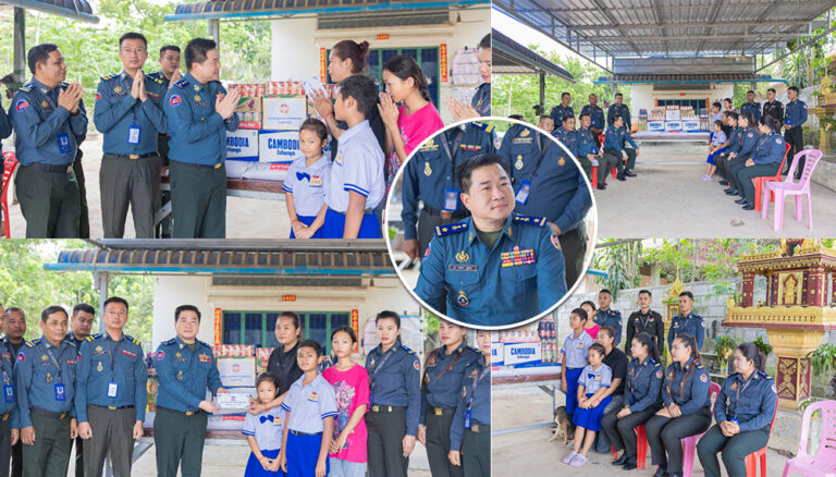 លោកឧត្តមសេនីយ៍ត្រី ម៉េង ស្រ៊ុន មេបញ្ជាការ បានអញ្ជើញ​ដឹកនាំក្រុមការងារកងរាជអាវុធហត្ថខេត្តកំពង់ស្ពឺ​ បន្តចុះសួសុខទុក្ខ លោកស្រី សំ សុវណ្ណា ដែលត្រូវជាភរិយារបស់ លោកអនុអនុសេនីយ៍ទោ ហ៉ីង ធី អតីតជំនួយការ មូលដ្ឋាន​កង​រាជអាវុធហត្ថ​ស្រុកថ្ពង…